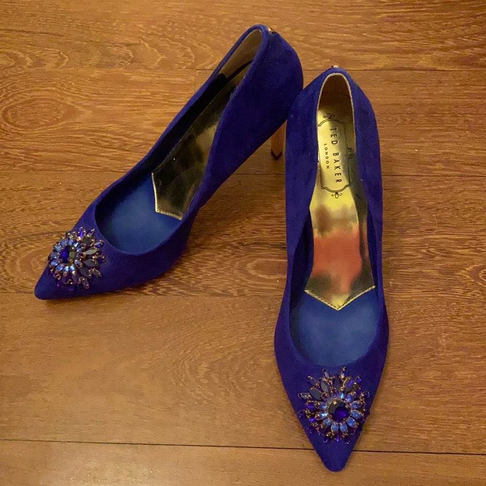 Royal blue Ted Baker pumps.